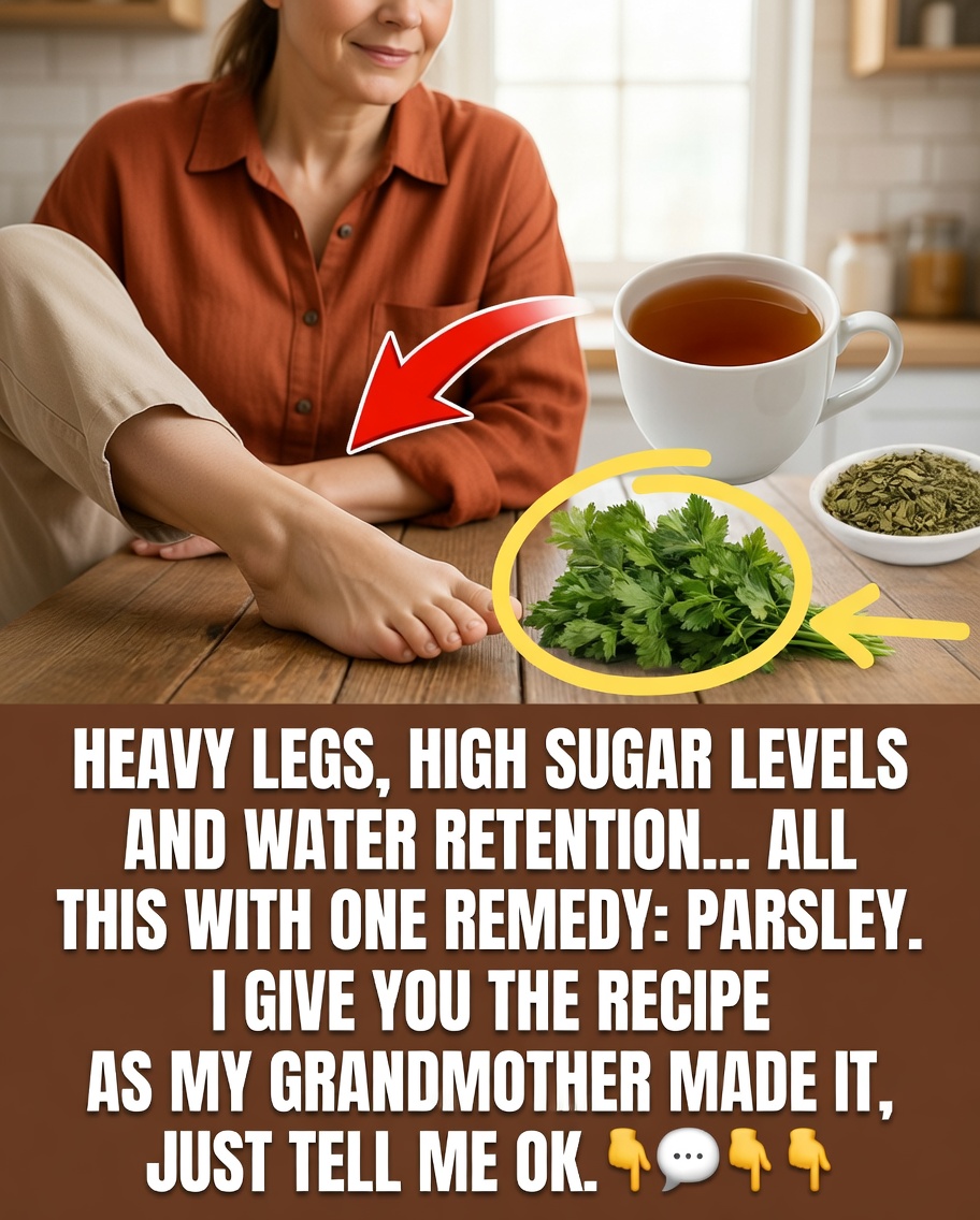 Parsley: the simple remedy our grandmothers used against heavy legs and water retention