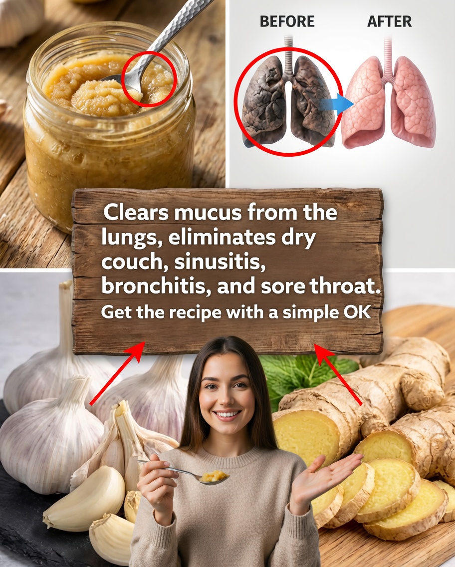 Garlic and Ginger: A Traditional Duo to Help Clear the Lungs, Soothe Dry Cough, and Soothe the Throat