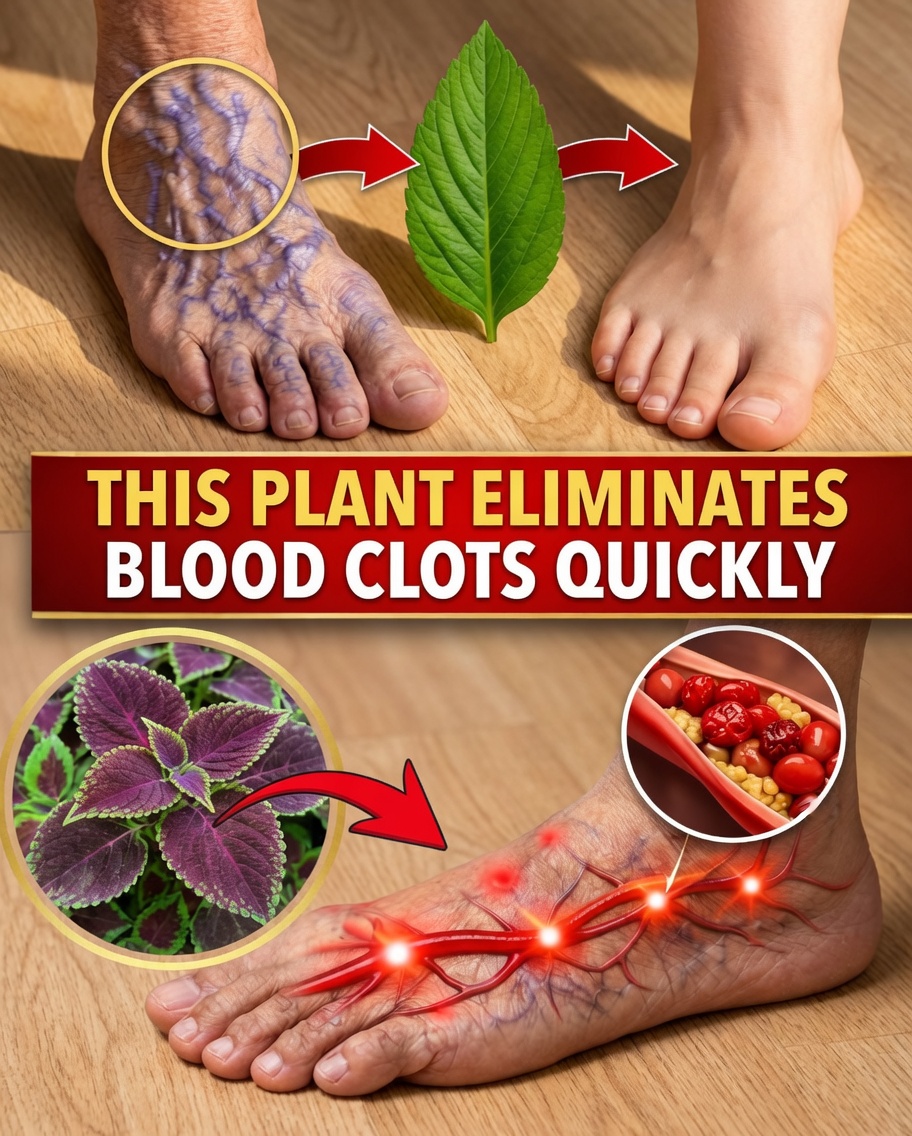The most powerful plants that help fight dangerous blood clots in the legs