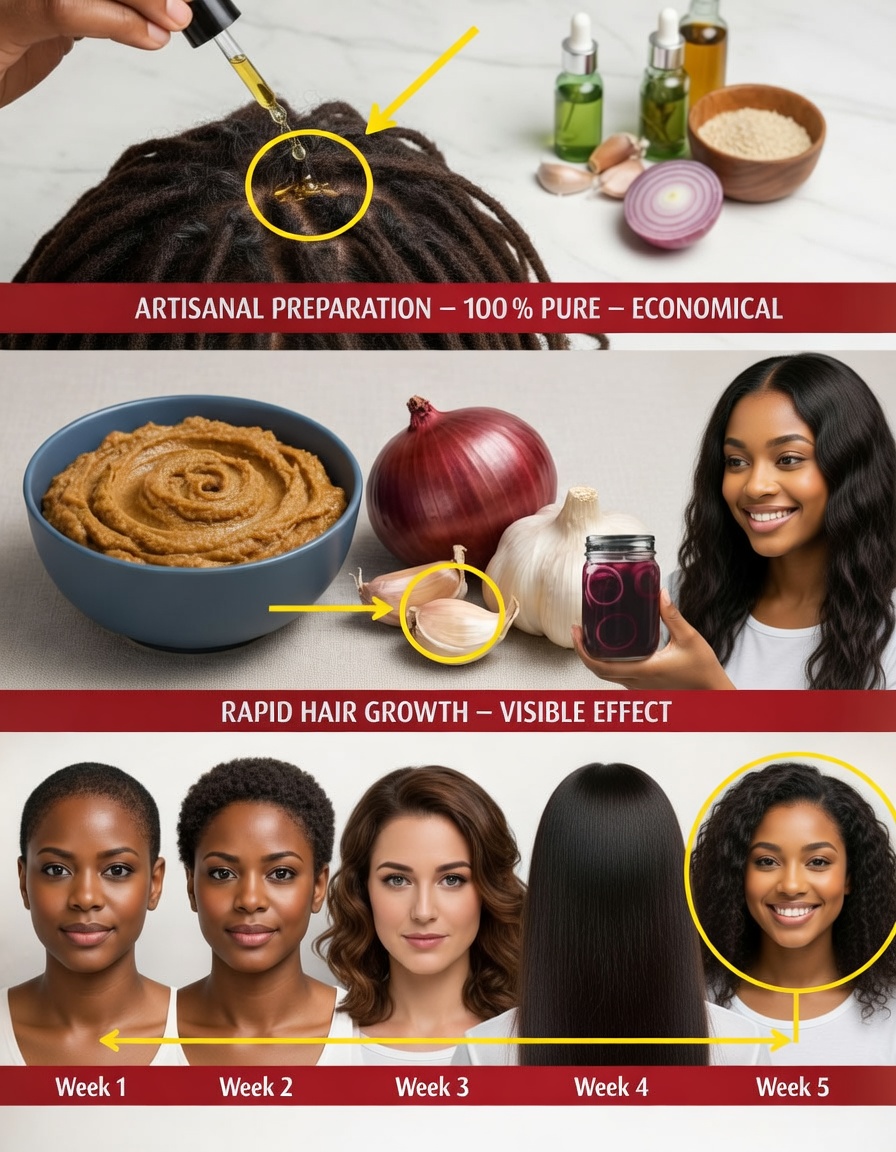 The unexpected duo for naturally stimulating hair growth: onion and garlic