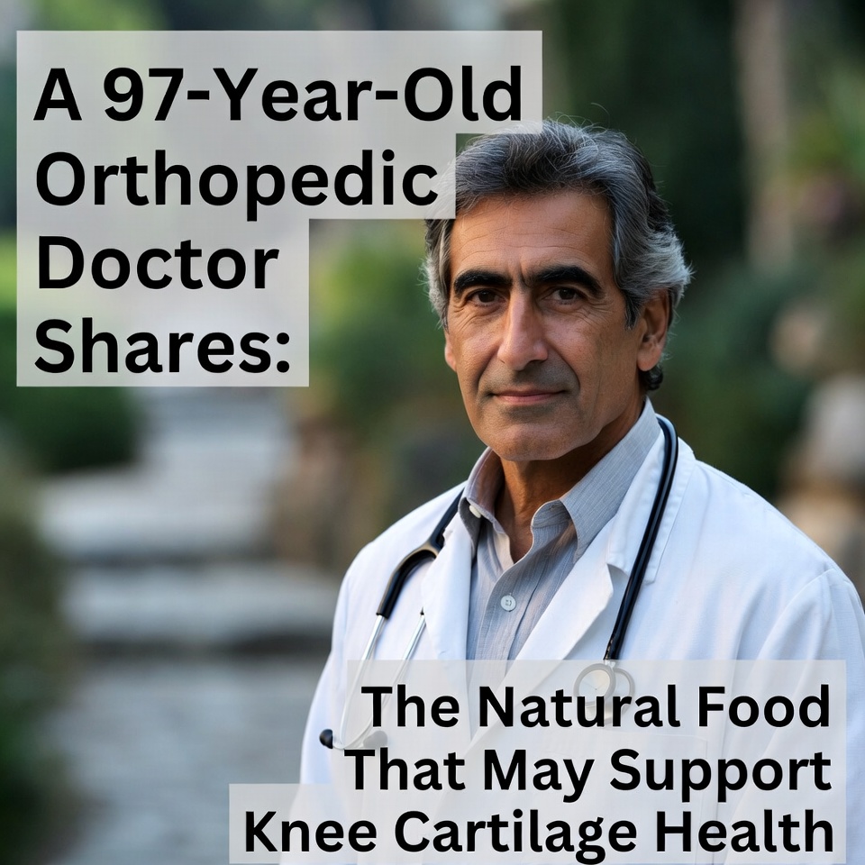 A 97-Year-Old Orthopedic Surgeon Reveals the Natural Food That May Support Knee Cartilage Health