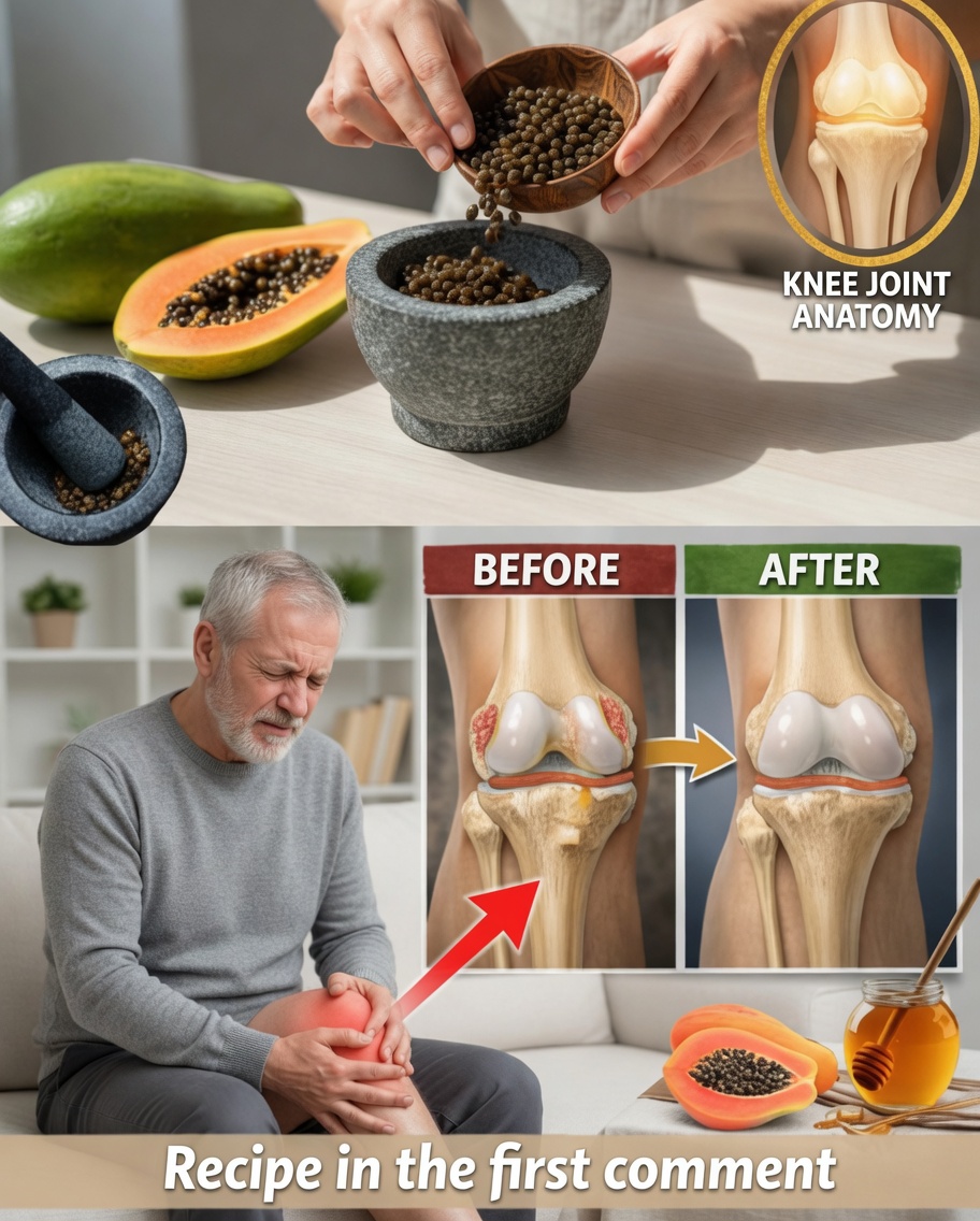 Papaya Seeds to Relieve Joint Pain: A Simple Home Remedy for Knee, Back, and Spinal Pain