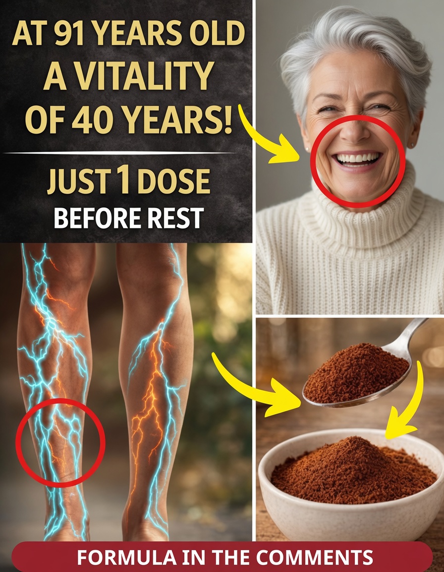 Elderly People, Eat THIS Before Bed to Boost Blood Flow and Leg and Foot Circulation in 24 Hours