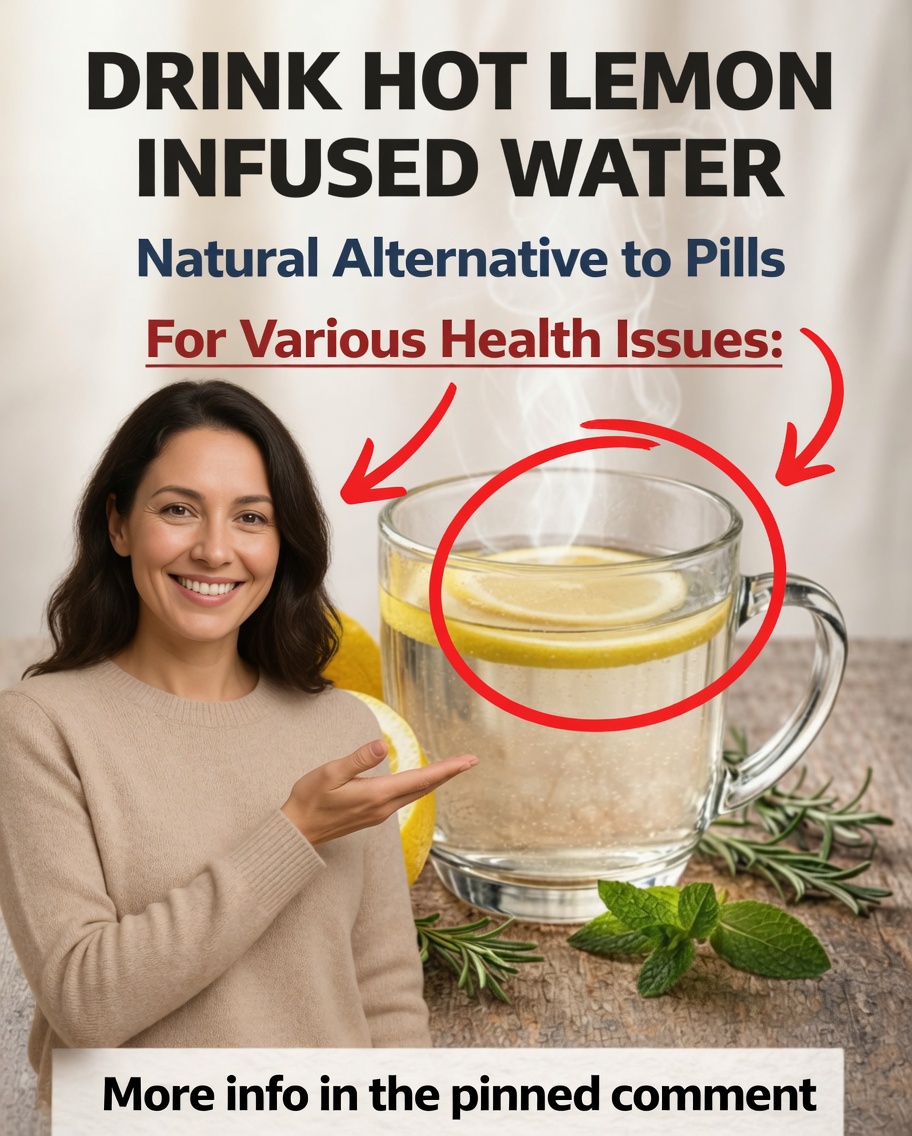 Drink lukewarm lemon water