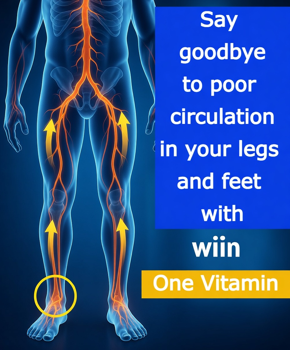 Say goodbye to poor circulation in your legs and feet with one vitamin