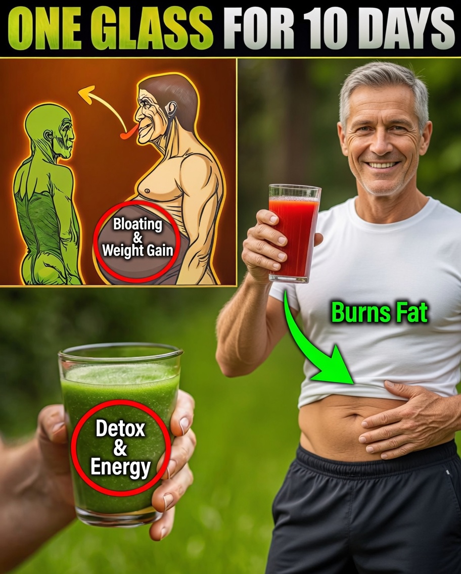 Just 1 Glass Every Morning MELTS Belly Fat in 10 Days