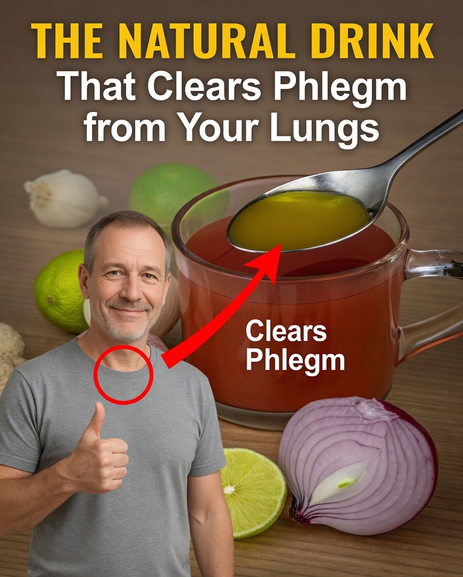 The Natural Drink That Clears Phlegm from Your Lungs, Soothes a Dry Cough, Sinusitis, Bronchitis, and a Sore Throat