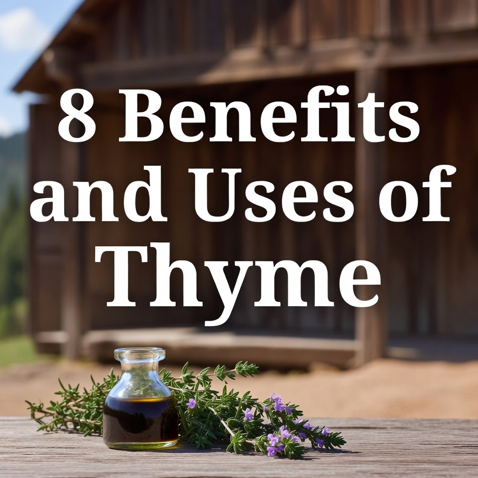 8 Benefits and Uses of Thyme