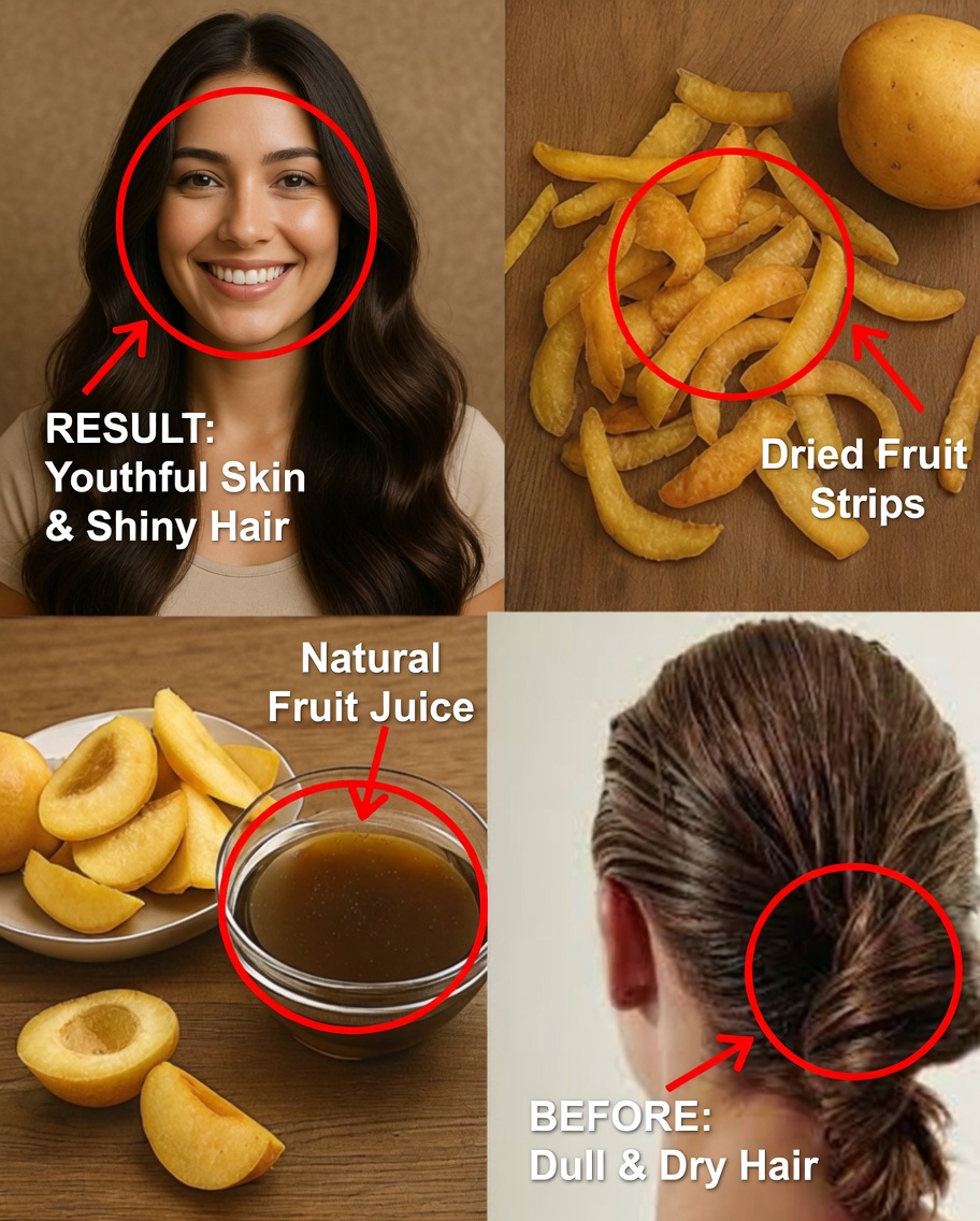 Get Rid of Gray Hair Naturally with Just 2 Ingredients: Potato Peels and Water