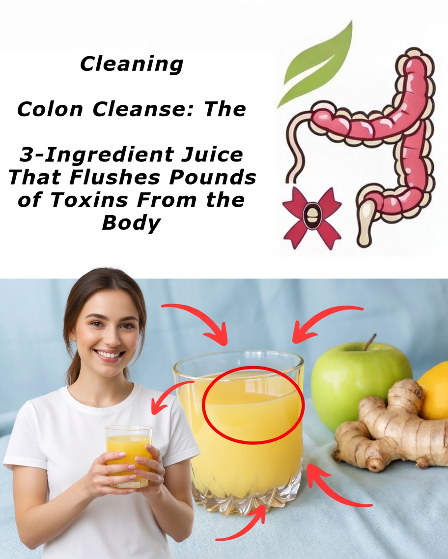 Colon Cleanse: The 3-Ingredient Juice That Flushes Pounds of Toxins From the Body
