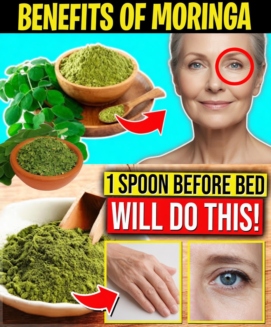 1 Spoonful of Moringa Powder Before Bed Has These 9 Powerful Health Benefits