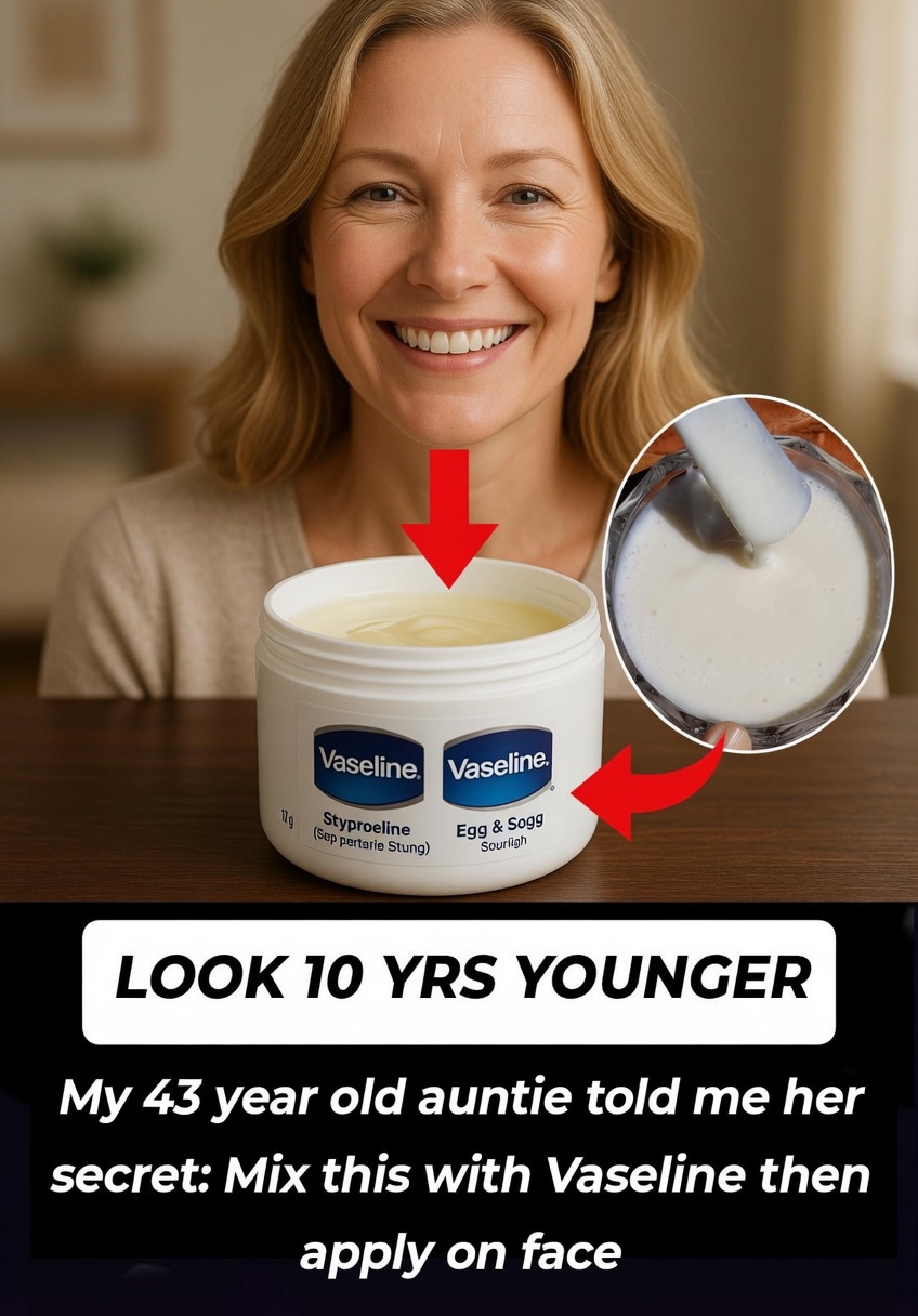Homemade Recipe for a Younger Look Using Vaseline and Eggs