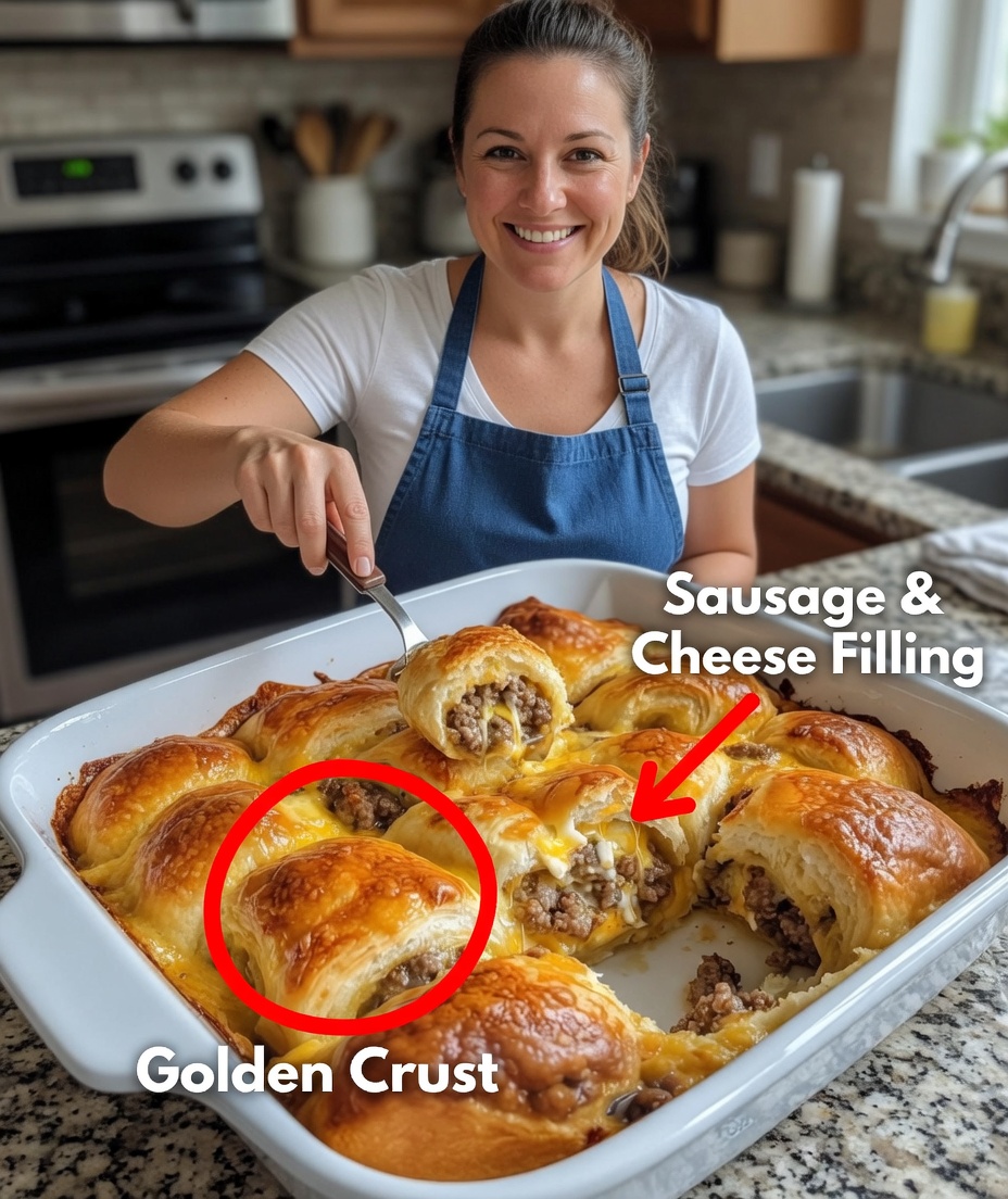 Sausage & Cheese Crescents