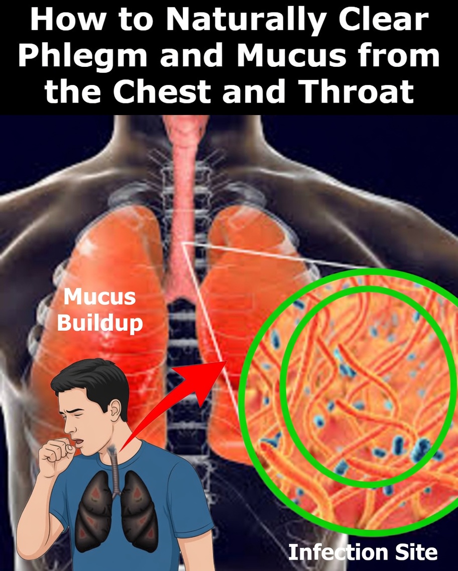 How to Naturally Clear Phlegm and Mucus from Your Chest and Throat