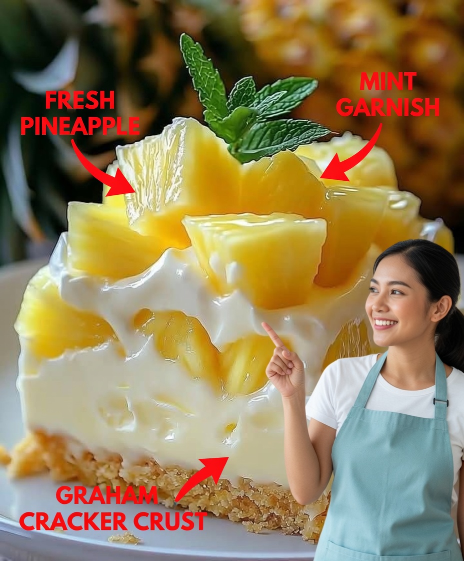 Easy Steps to Make a No-Bake Pineapple Cream Dessert