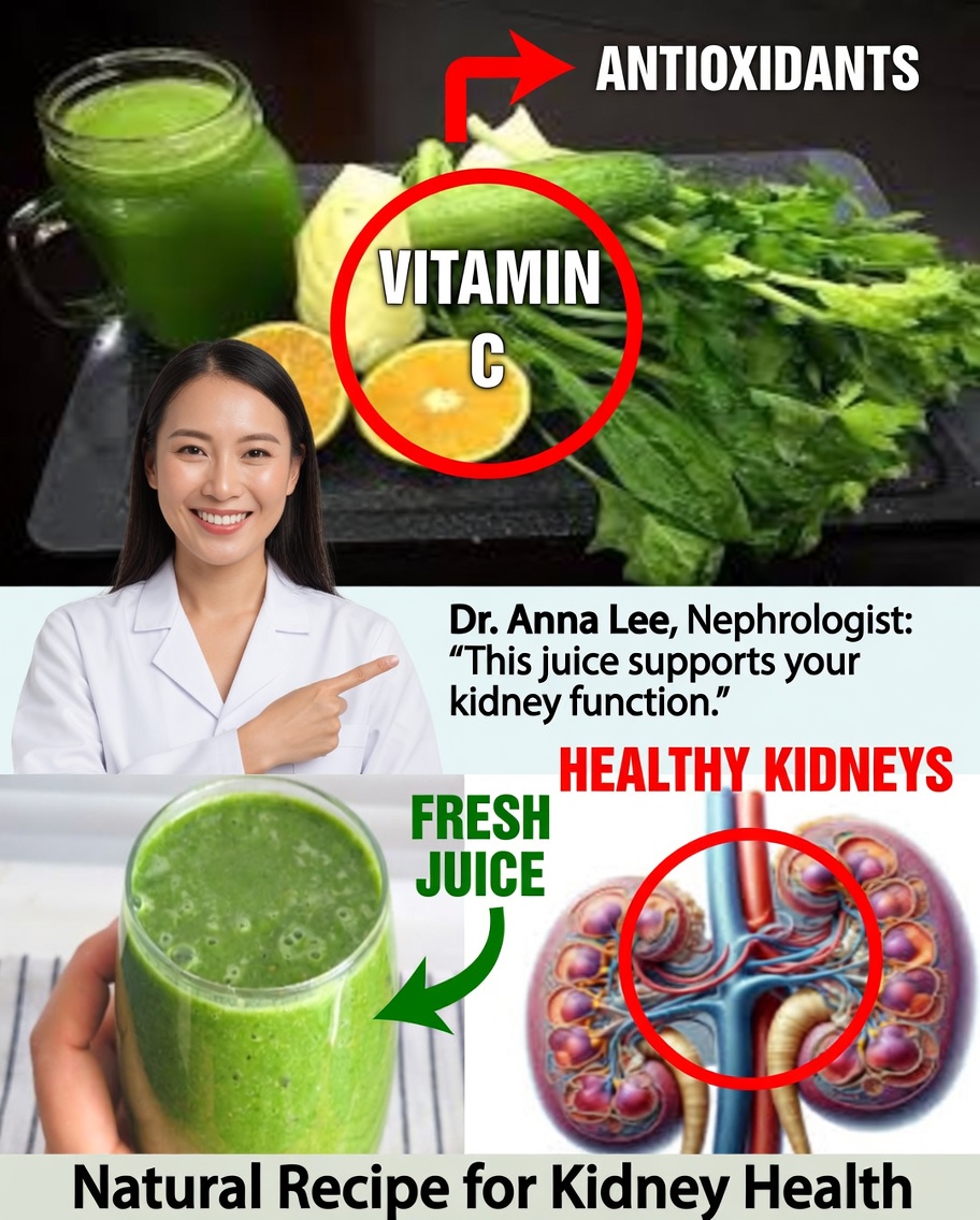 Natural Remedy to Eliminate Toxins: Detox Smoothie for the Liver, Lungs, and Kidneys