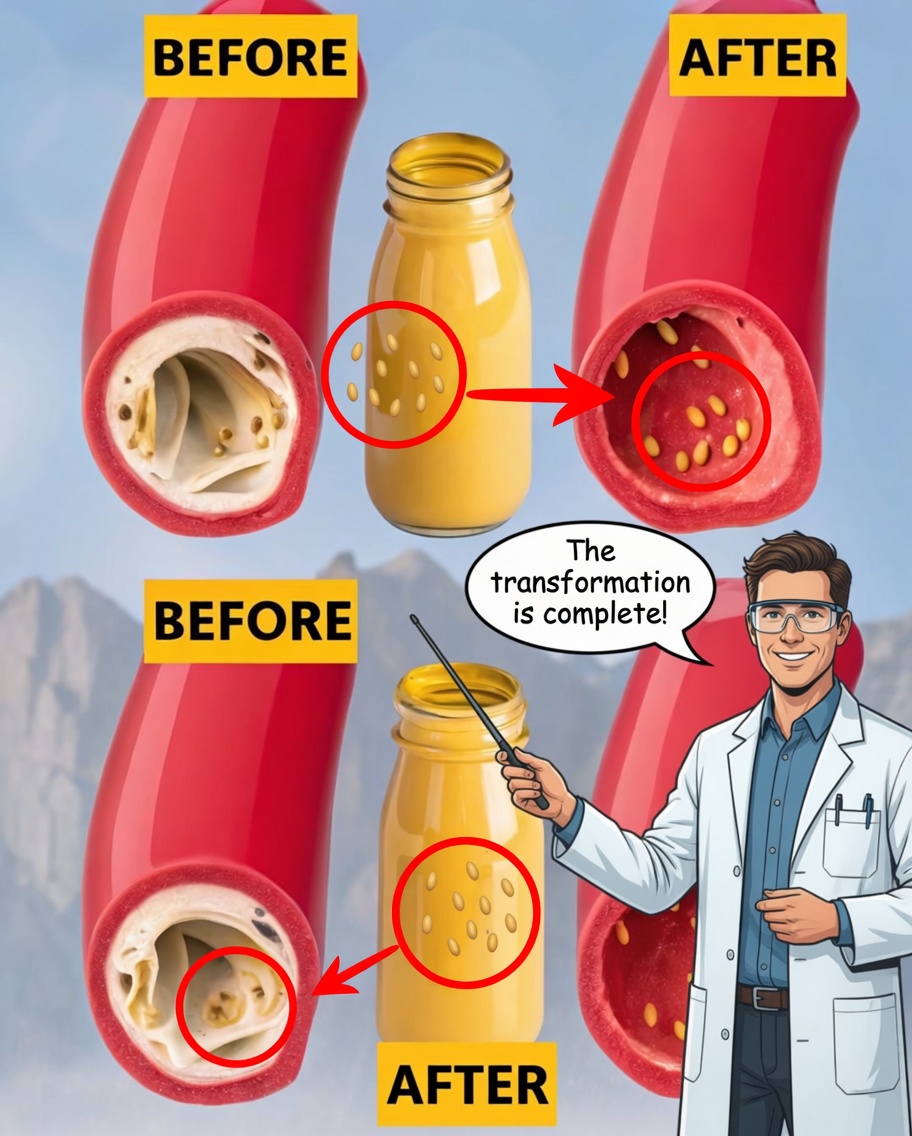 Only a Glass of This Juice Will Clear Clogged Arteries and Control Blood Pressure