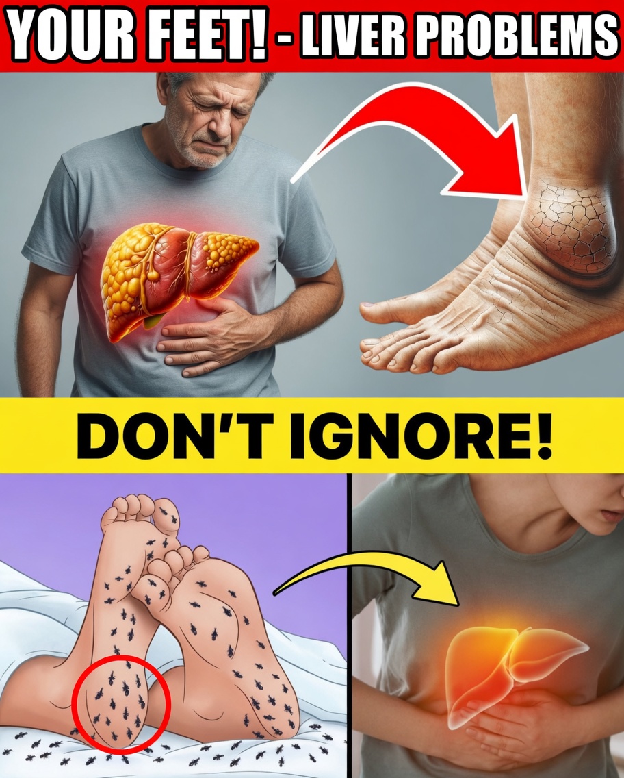 12 Ways Your Feet Are Warning You About Your Liver!