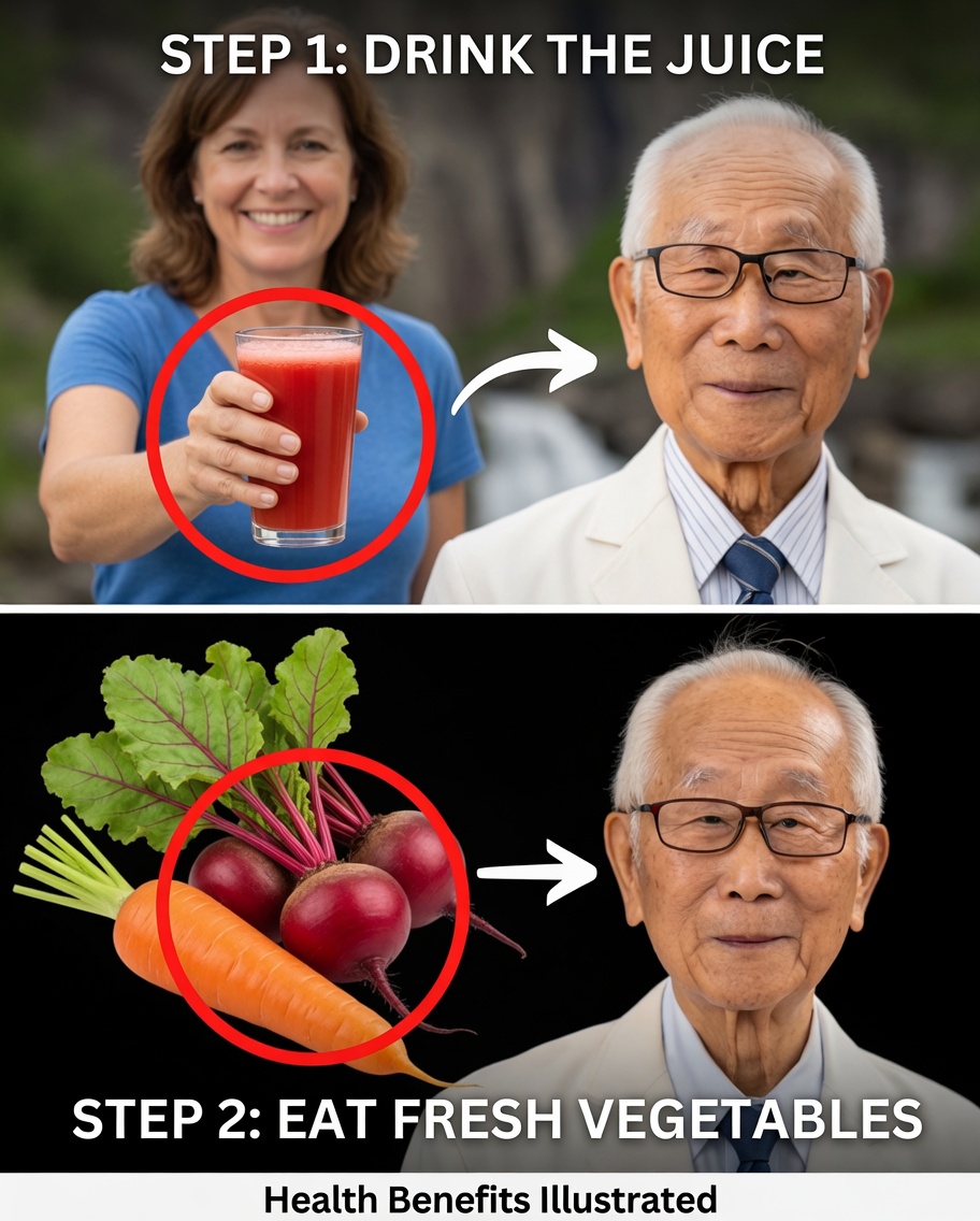 95-Year-Old Drinks THIS Every Day! Liver and Intestines Like a Teenager’s! Carrot, Tomato, and Lemon Juice