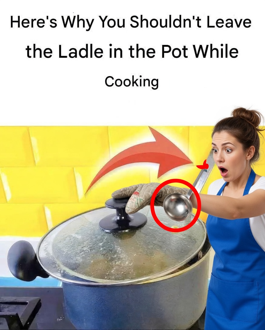 Here’s Why You Shouldn’t Leave a Ladle in the Pan While Cooking