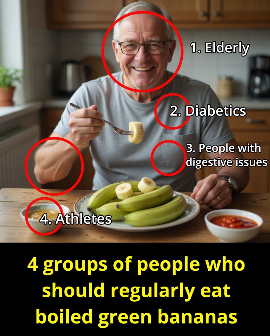 4 Groups of People Who Should Regularly Eat Boiled Green Bananas