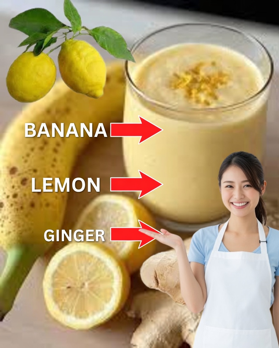 Banana Lemon Ginger Smoothie