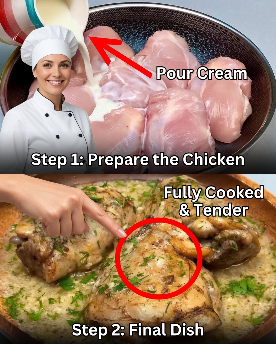 Creamy Garlic Chicken Legs with Herbs Recipe