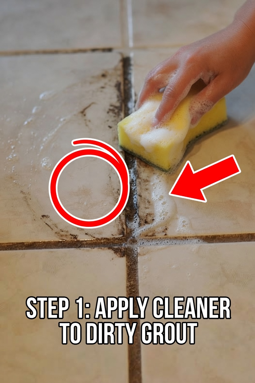 Only 3 Ingredients Needed to Clean Grout and Tiles!