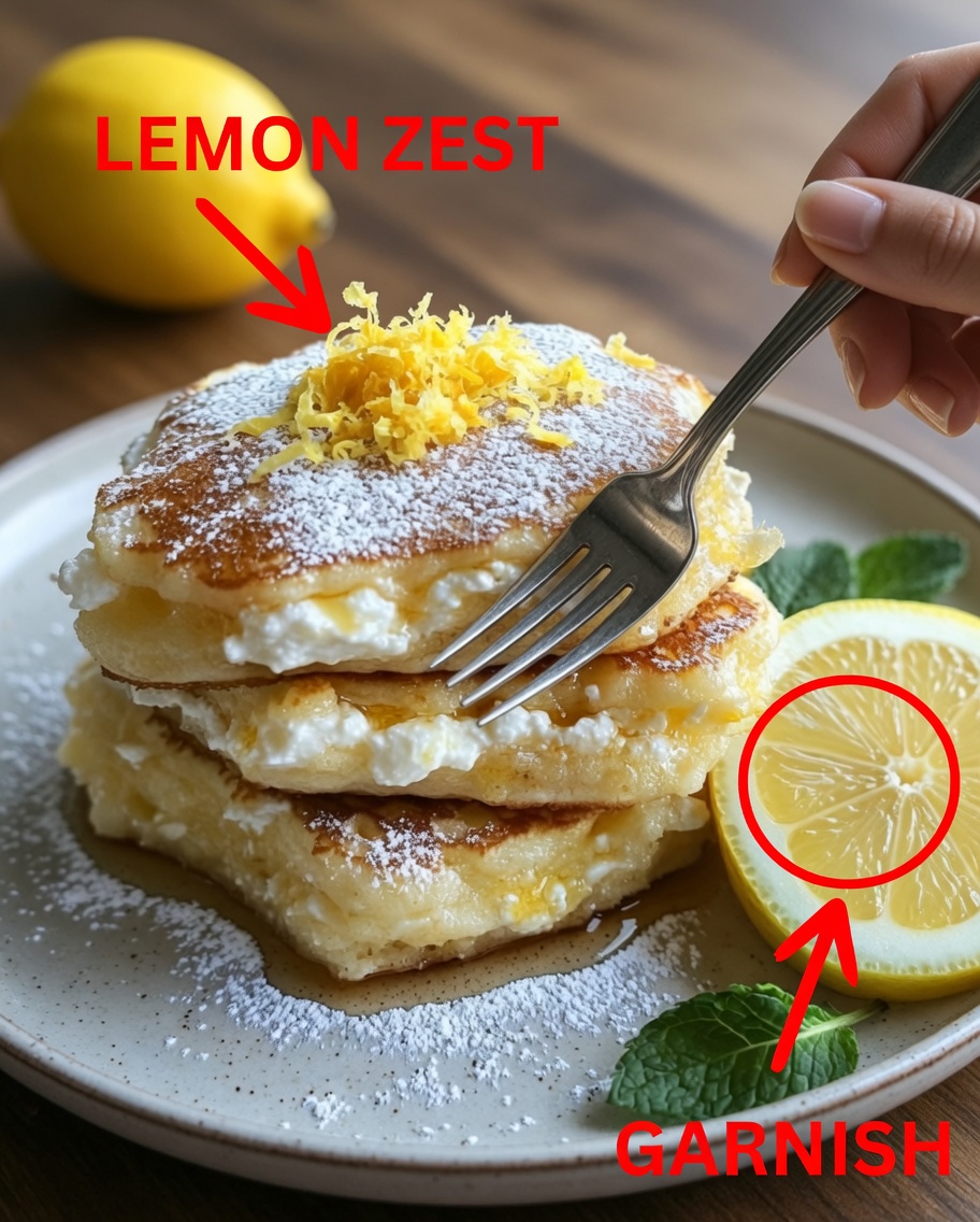 Citrus Infusions: Lemon Ricotta Pancakes