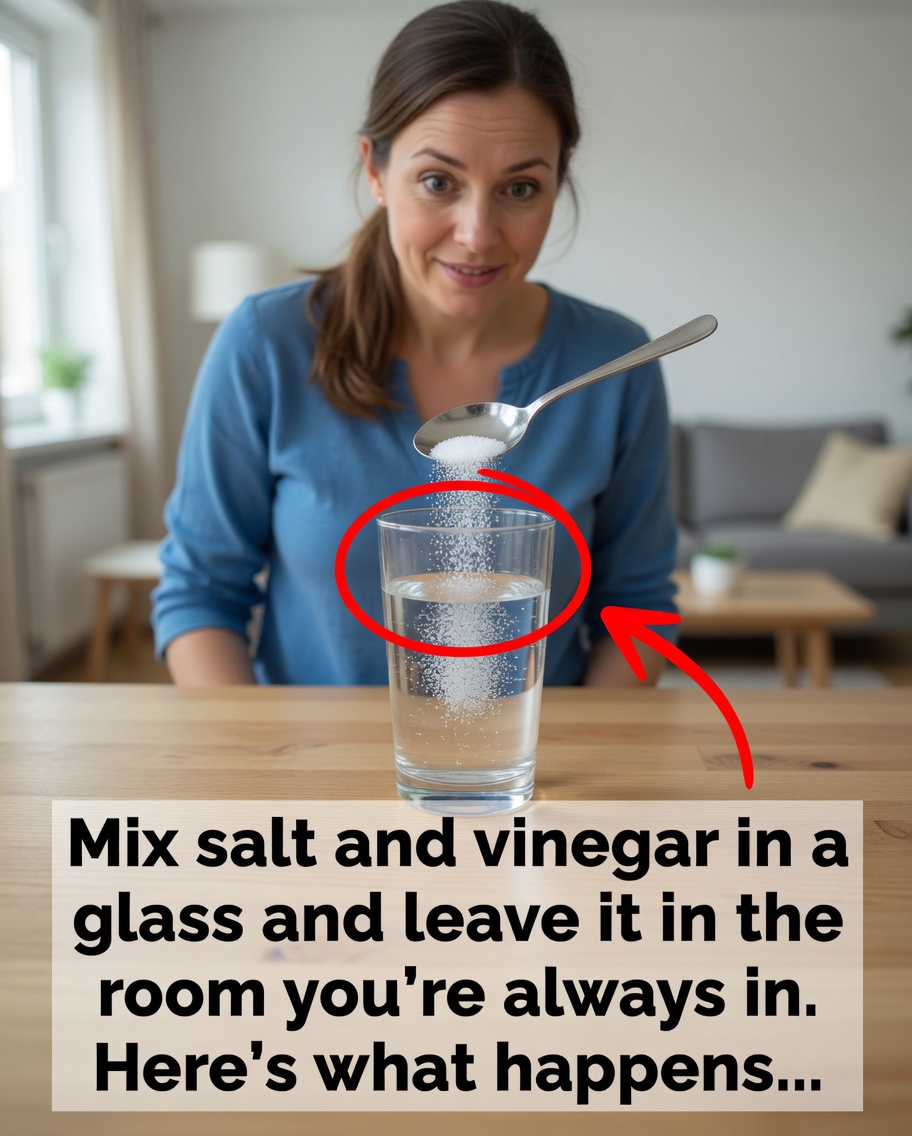 Natural Salt and Vinegar Remedy for Cleansing Room Energy
