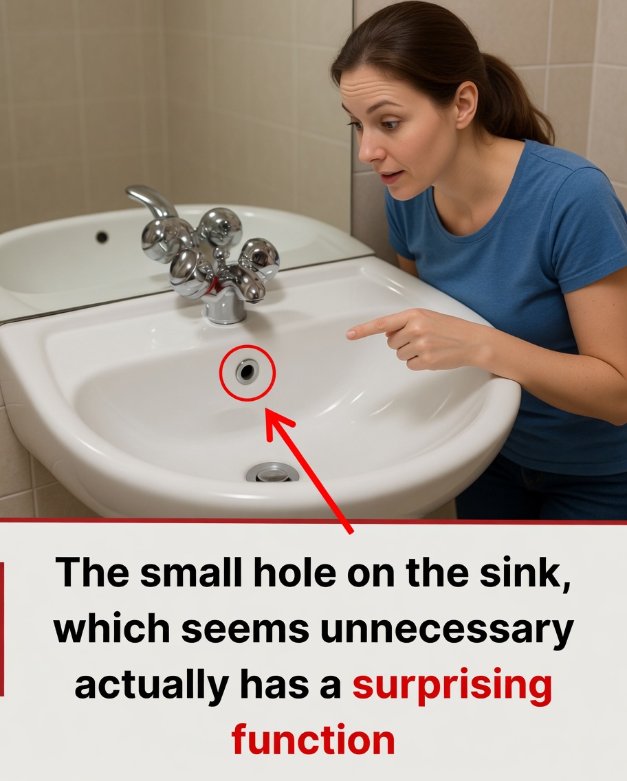 The Small Hole on the Sink That Seems Unnecessary Actually Has a Surprising Function
