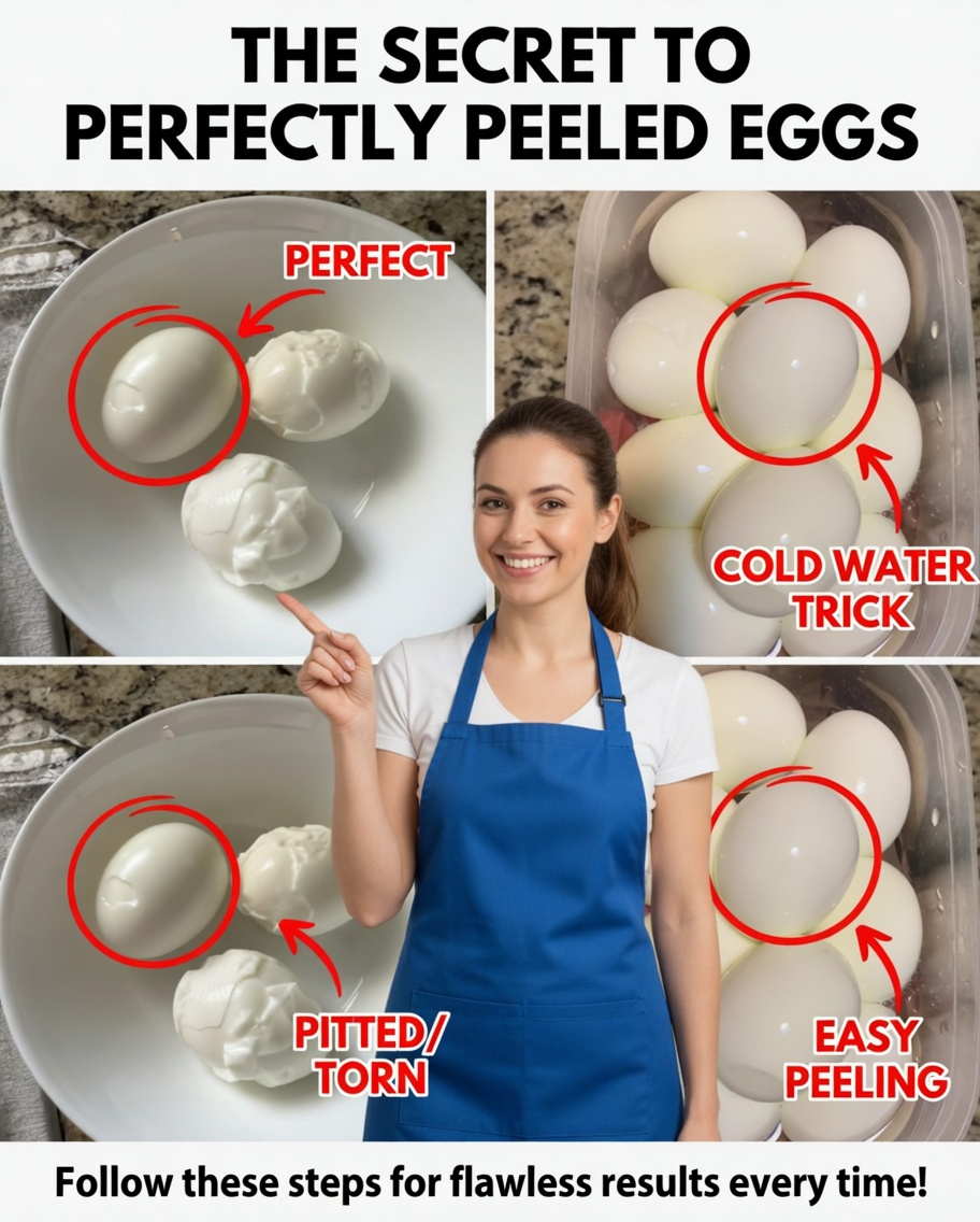 Chef’s Clever Hack for Perfectly Peeled Hard-Boiled Eggs