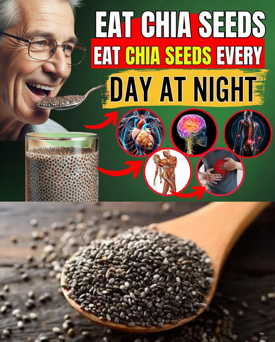 Eat Chia Seeds at Night for 1 Week & See What Happens to You! 🌙✨