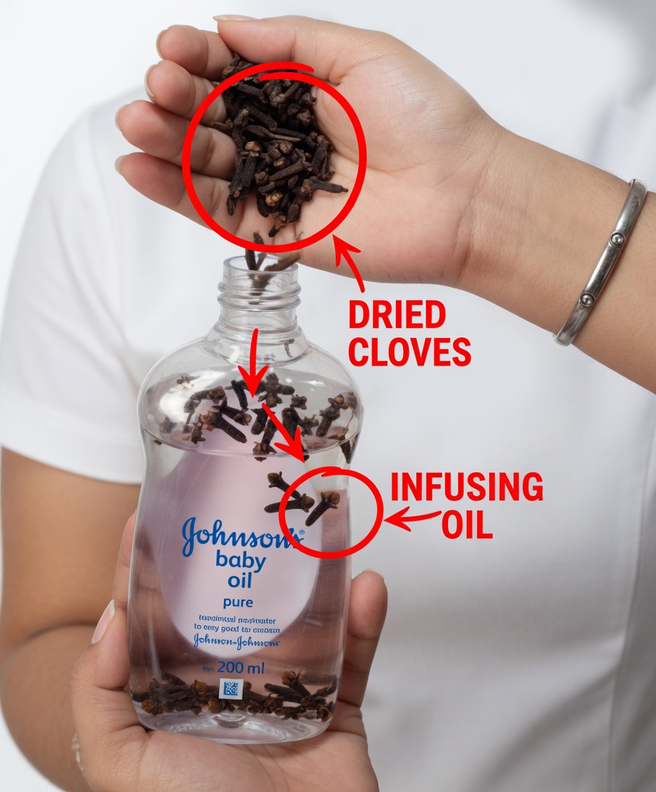 Mix Baby Oil and Cloves, and After 10 Seconds You’ll Never Use Anything Else in Your Life
