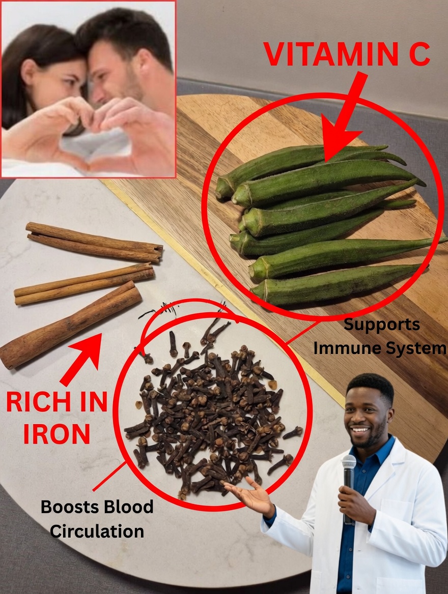 Okra, Cloves, and Cinnamon Water for Valentine’s Day – The Perfect Recipe for Couples!