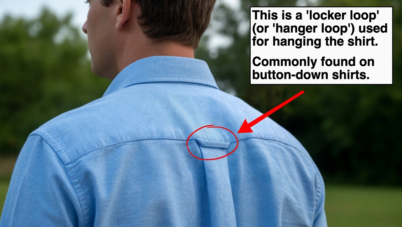 I Never Understood What This Loop on Your Shirt Was For Until They Showed Me