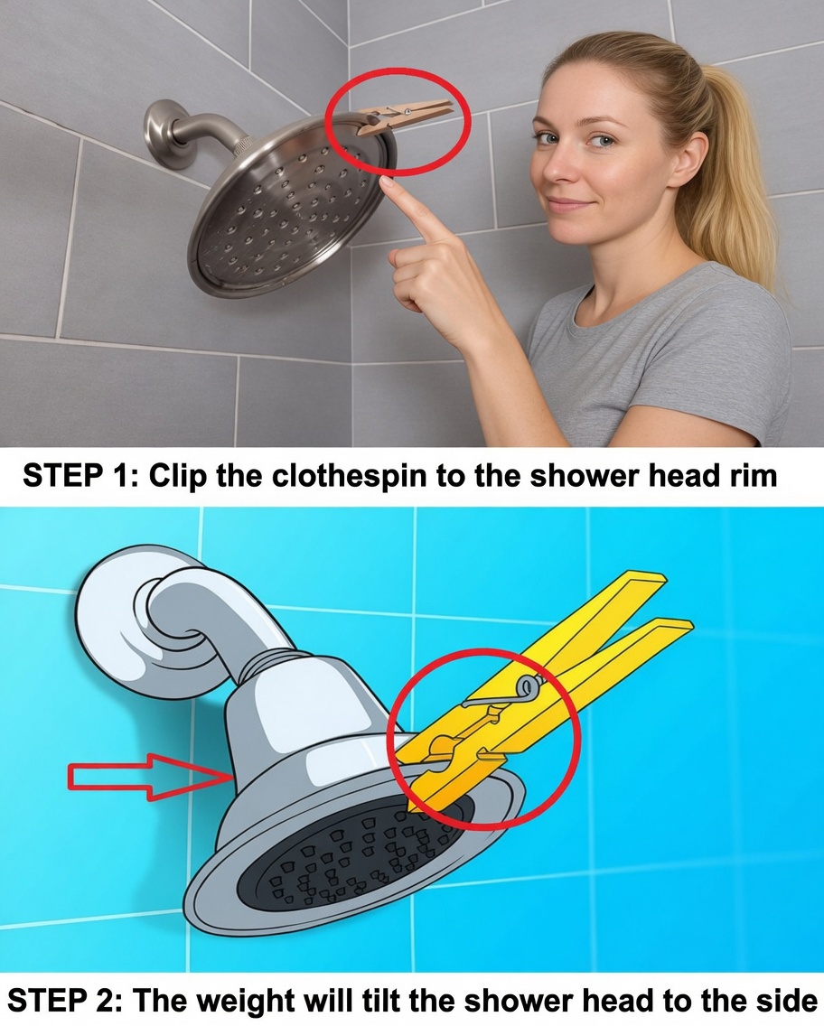 Why Hang a Clothespin Over the Shower: Once You Know, You’ll Always Do It