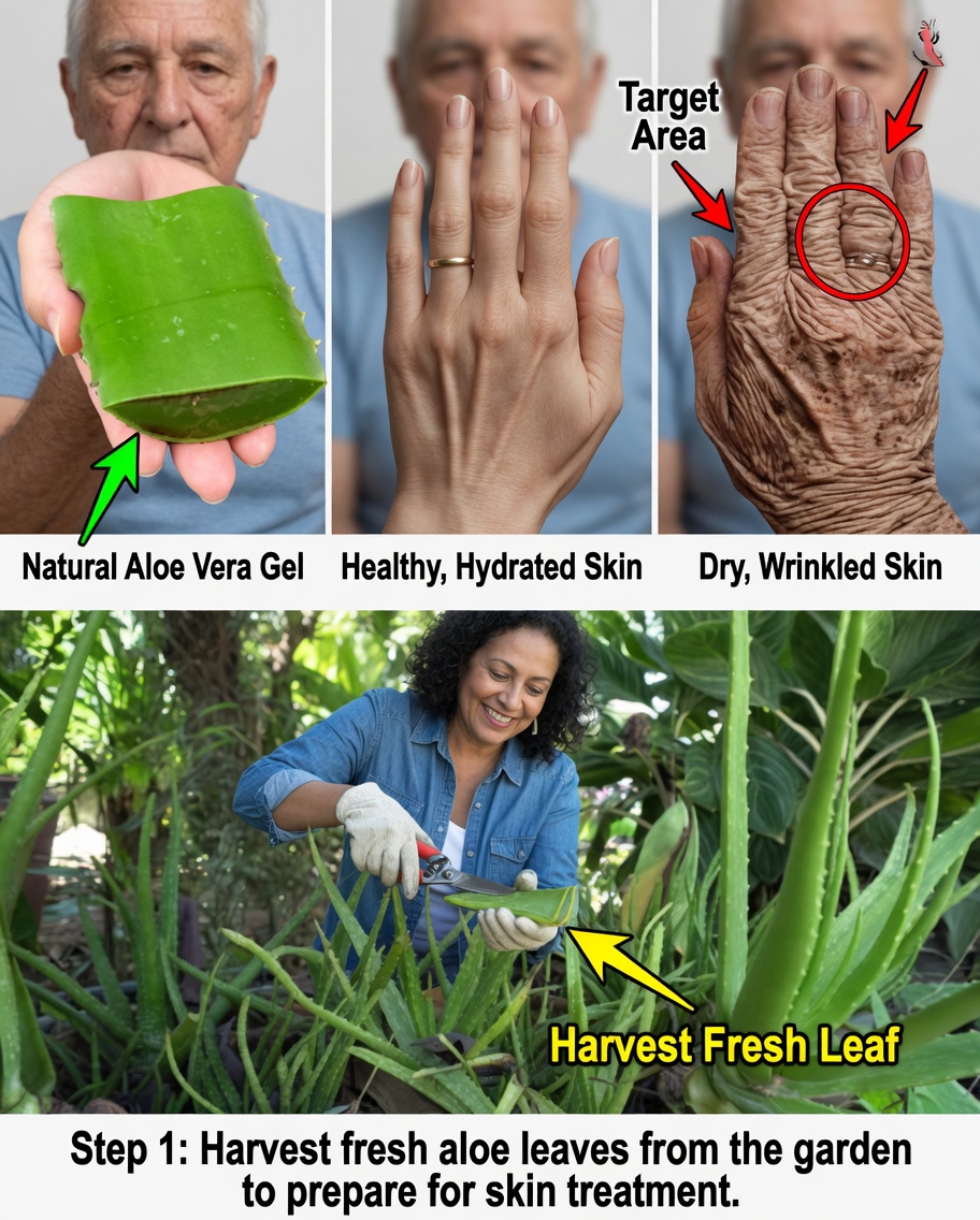 New Japanese Trick! Apply Aloe Vera to Your Skin Even at 70