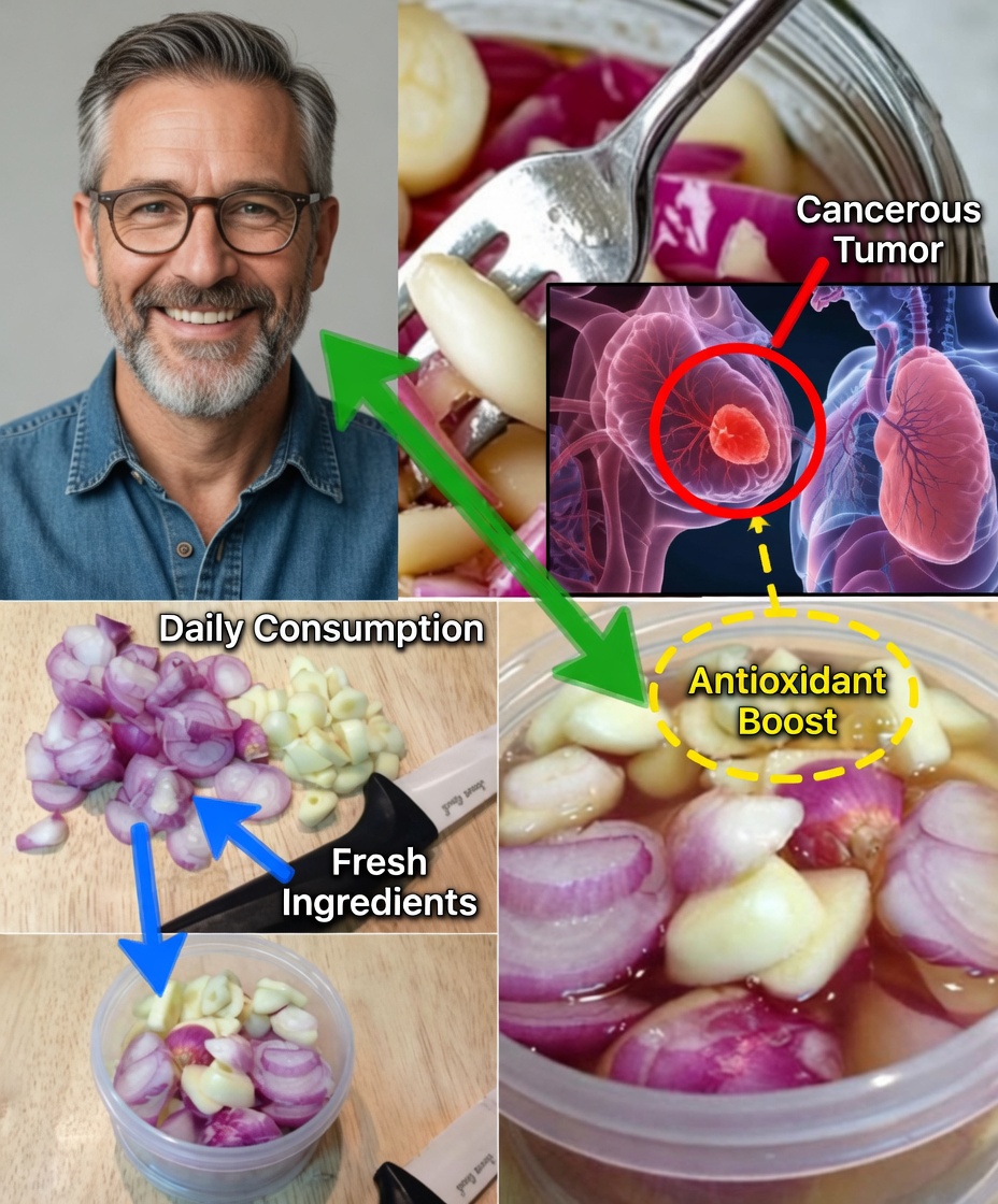 Recipe for Red Onion, Garlic, and Honey to Treat the Lungs