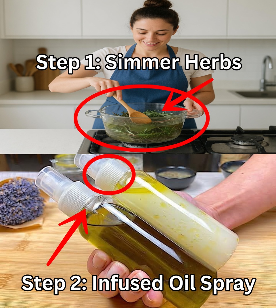 Infused Olive Oil with Bay Leaves and Rosemary