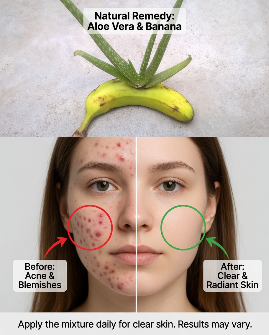 Banana & Aloe Vera: The Ultimate Anti-Aging Face Mask