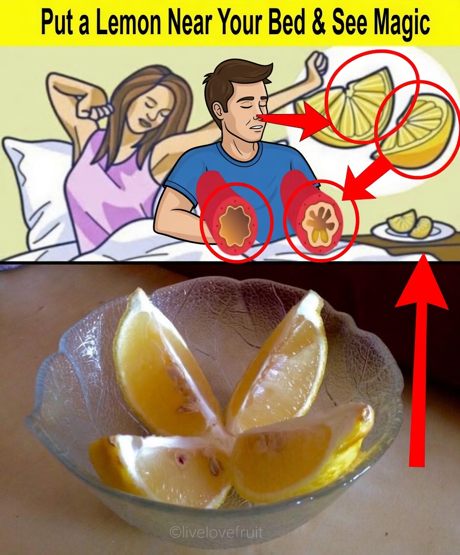 Natural Lemon Bedside Freshener for Better Sleep and Air Quality
