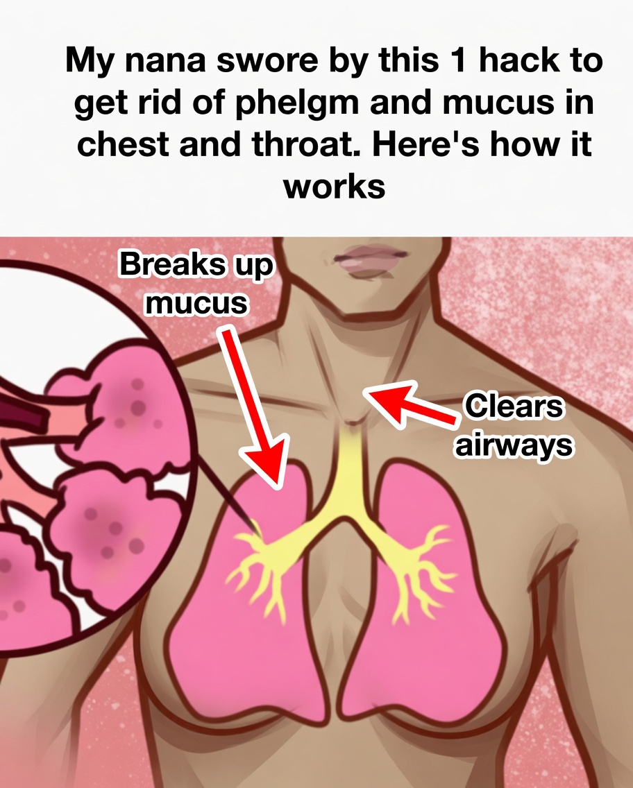 My Nana Swore by This One Hack to Get Rid of Phlegm and Mucus in the Chest and Throat: Here’s How It Works