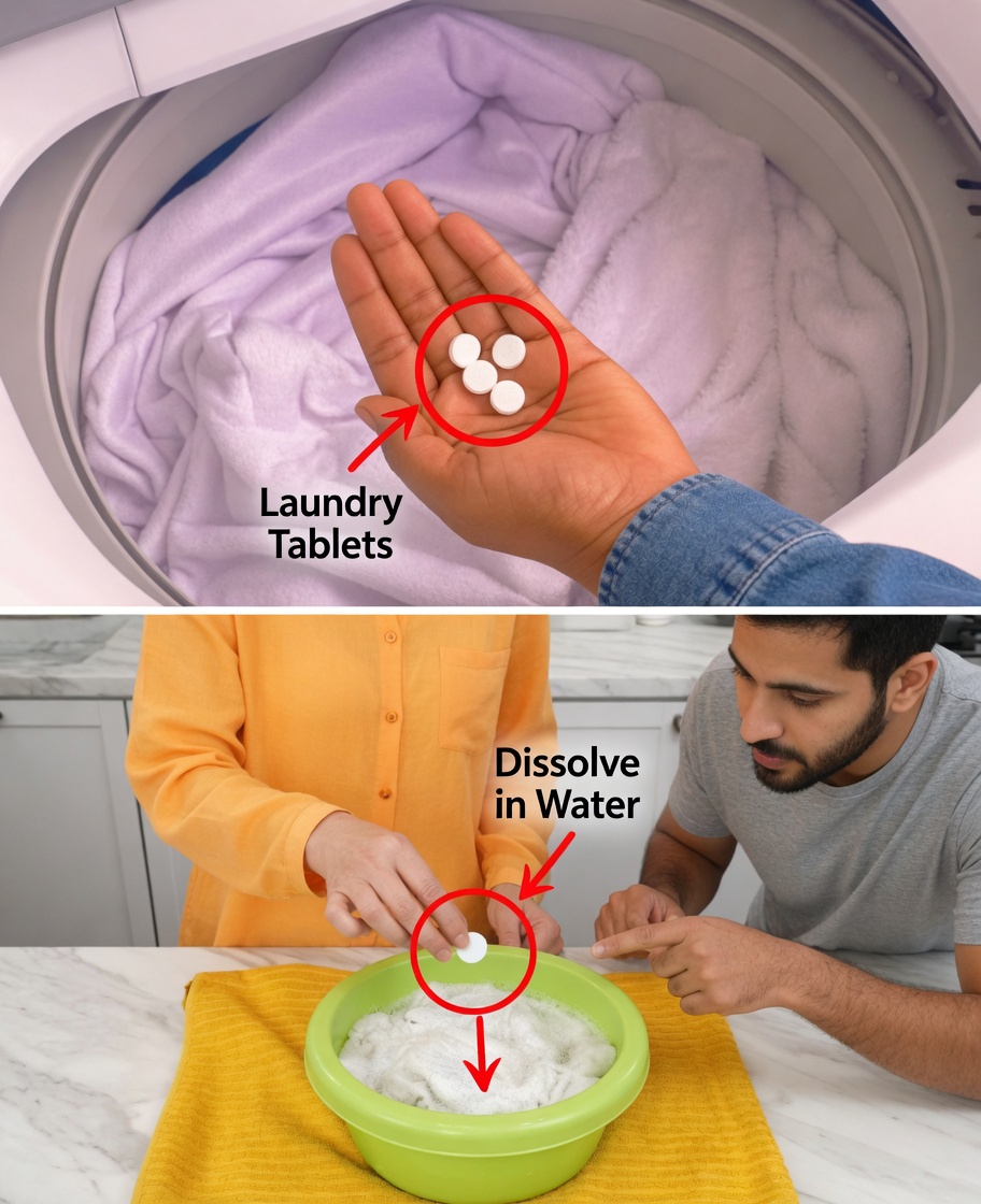How to Use Effervescent Tablets for Brilliant White Clothes