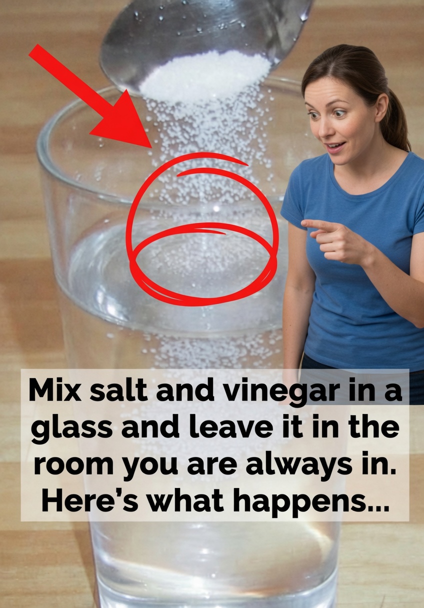 Natural Salt and Vinegar Remedy for Cleansing Room Energy