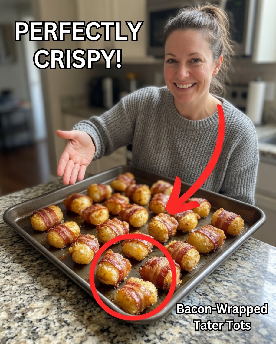 Crispy Bacon-Wrapped Potato Bites