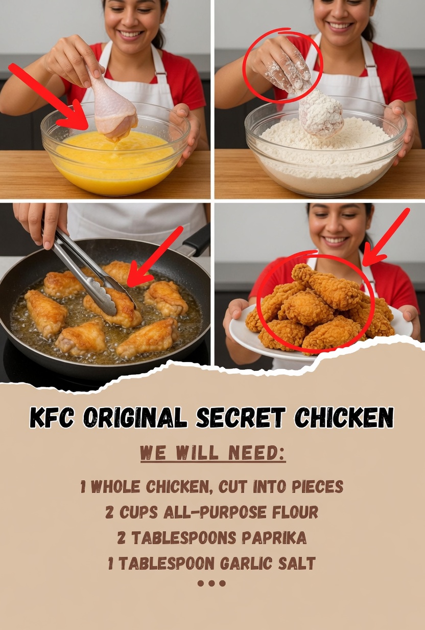 KFC’s Original Secret Chicken Recipe
