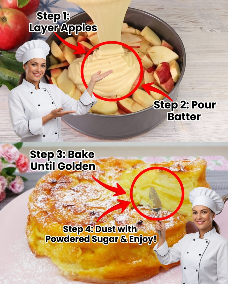 More Apples Than Dough! Super Creamy Apple Pie! Cake in Minutes!