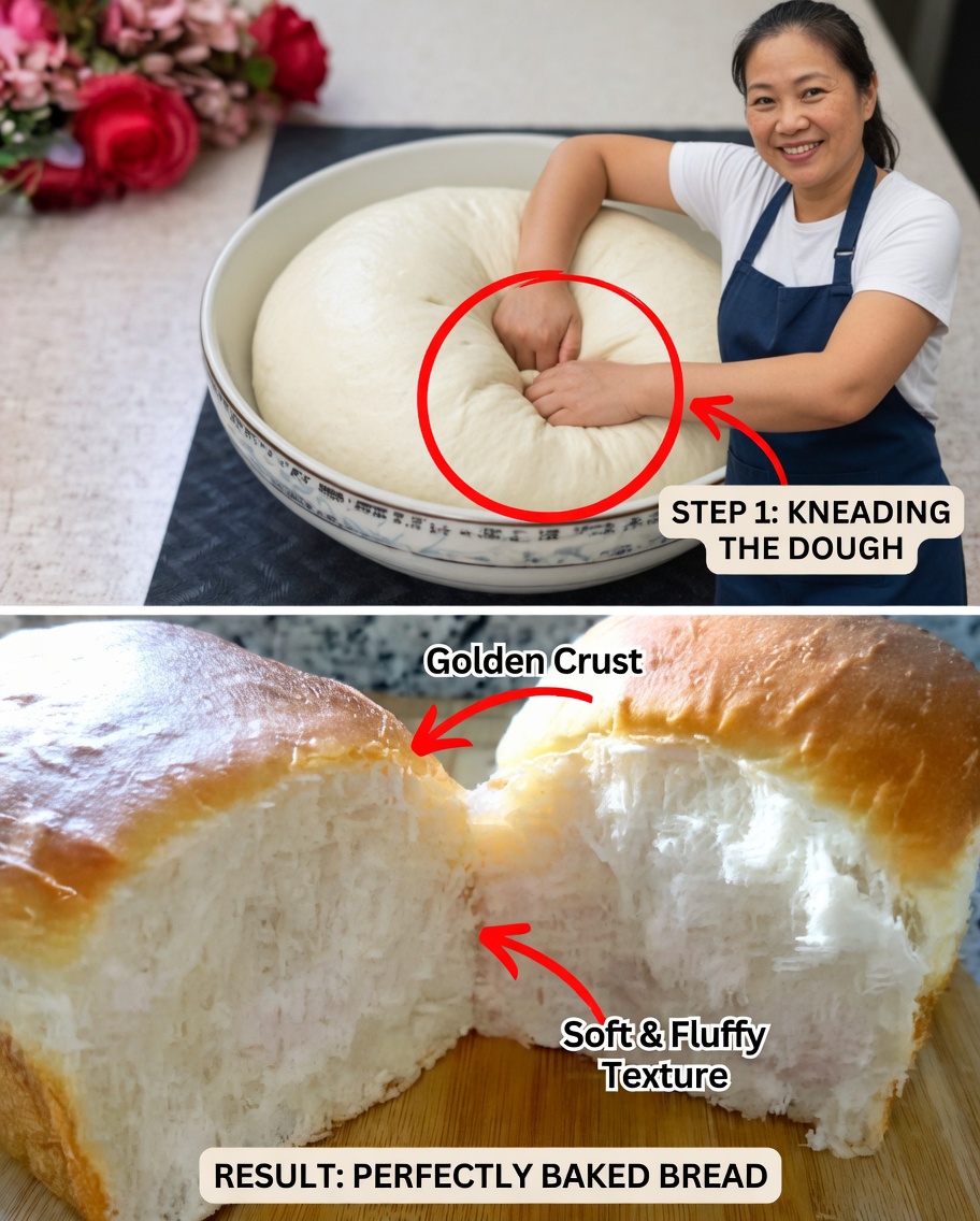 Fluffy Milk Bread Loaf