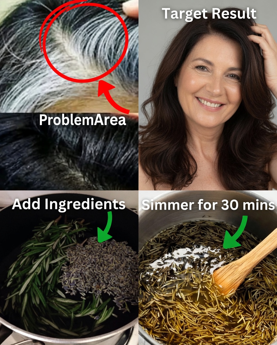 Rosemary Miracle for Your Hair: Say Goodbye to Gray Hair, Even at 70!